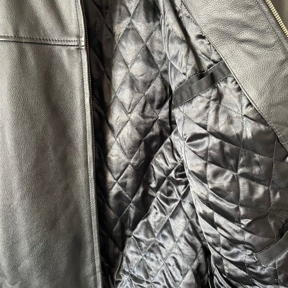 Men’s Croft & Barrow Leather Jacket size XL - Picture 7 of 9